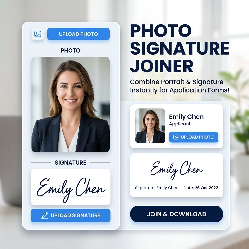 Photo Signature Joiner